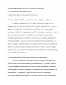 Revue de presse de l'actualité constitutionnelle française et de la jurisprudence constitutionnelle française en 2009 et 2010.