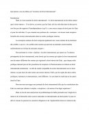 Dissertation : Le Débat Sur L'existence Du Droit International
