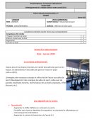Développement de la relation client et vente conseil (E41) : Movida Salle de sport