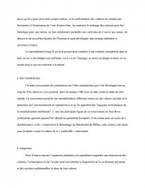 Les Enjeux De La Mondialisation Dissertation