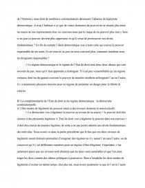 Exemple De Dissertation Sur La Democratie