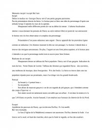 Incipit Excipit Bel Ami Note De Recherches Dissertation