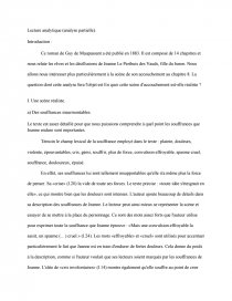 dissertation maupassant une vie