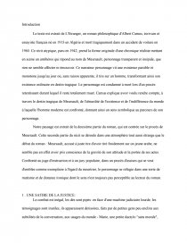 L Etranger Albert Camus Dissertation Dissertation