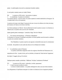 La Poesie Du Moyen Age Au Xviiie Siecle Cours Dissertation