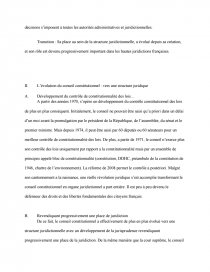 Dissertation conseil constitutionnel est il juridiction