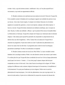 Resume De A Quoi Sert La Sociologie R Boudon Documents Gratuits Dissertation