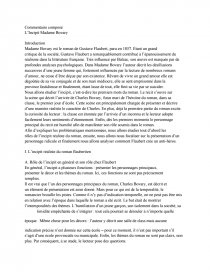 Commentaire Compose De L Incipit Madame Bovary De Gustave Flaubert Dissertation Dissertation