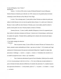 Cyrano De Bergerac Acte 3 Scene 7 Compte Rendu Dissertation