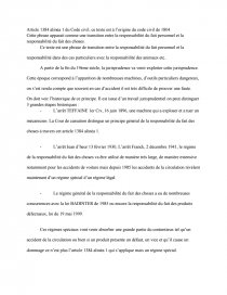 Dissertation faute responsabilit fait personnel gratuit