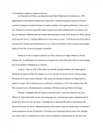 Resume Princesse De Cleves Compte Rendu Dissertation