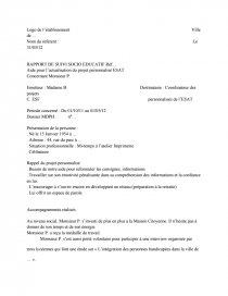 Dc3 Rapport De Suivi Socio Educatif Monsieur P Documents Gratuits Salome91