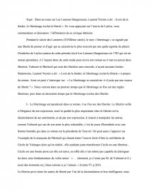 Dissertation Sur Une Citation Issu De L Essai Les Liaisons Dangereuses De Laclos Memoires Gratuits Jeremiraphiaen