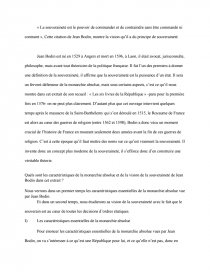 Extrait De Jean Bodin Les Six Livres De La Republiques Commentaire De Texte Oriiane27