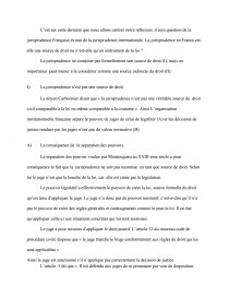 la jurisprudence dissertation juridique