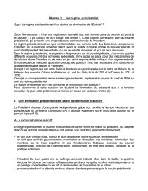 Le Regime Presidentiel Est Il Un Regime De Domination De L Executif Dissertation Droit3009