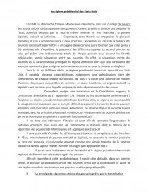 Le Regime Presidentiel Des Etats Unis Dissertation Poiy