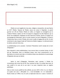 Commentaire Phedre Acte V Scene 6 Commentaire De Texte Magalii38