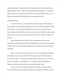 Dissertation sur le colonel chabert livre