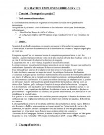 Formateur Employes Libre Service Rapport De Stage Kader1961