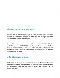 Rapport De Stage 3eme Cabinet De Kinesitherapeute Rapport De Stage Clement24114