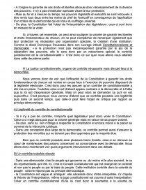 Justice Constitutionnelle Et Democratie Constitutionnelle