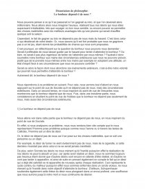 dissertation bonheur et technique