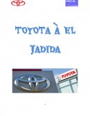 Rapport de stage Toyota à El Jadida