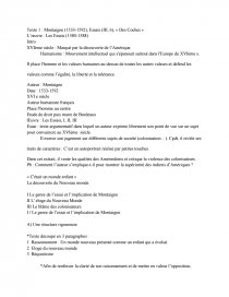 plan dissertation montaigne