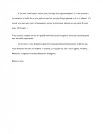 Lettre De Motivation Emploi Saisonnier Magasin - Template 