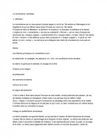 introduction de dissertation sur le romantisme