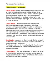 PDF Résumé Personnages Au Bonheur Des Dames PDF Télécharger Download