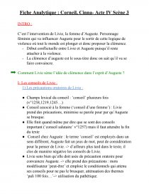 Fiche Analytique Corneille Cinna Acte Iv Scene Iii Commentaire De Texte Salmamn