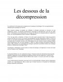 Les dessous de la décompression