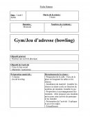 Fiche séance "Gym douce/Jeu d'adresse" Ehpad