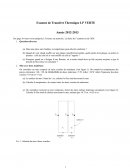 Exam transfert thermique LP