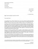 Lettre sur le marché (type) - ses