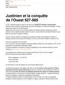 Justinien et la conquête de l'Ouest 527-565