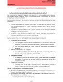 La gestion administrative du personnel