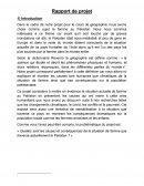 Rapport de projet : causes et conséquences de la situation de famine du Pakistan Rapport de projet : causes et conséquences de la situation de famine du Pakistan