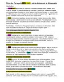 Le Portugal (1974-1982) : de la dictature à la démocratie Le Portugal (1974-1982) : de la dictature à la démocratie