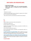 Geste Signal Lieu Ressource (GSLR) Geste Signal Lieu Ressource (GSLR)