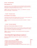 Les objectifs et les compétences Les objectifs et les compétences