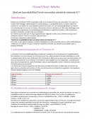 Probabilité d'avoir un.e enfant atteint de trisomie 21 Probabilité d'avoir un.e enfant atteint de trisomie 21