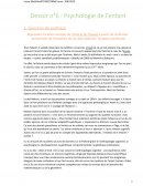 La psychologie de l'enfant La psychologie de l'enfant