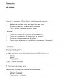 Dimension de gamme Dimension de gamme