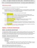 Cours de droit du travail Cours de droit du travail