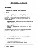 Méthode de la dissertation en Lettres Méthode de la dissertation en Lettres