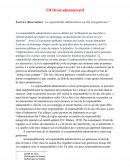 La générosité de la responsabilité administrative La générosité de la responsabilité administrative