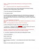 L’impact de la crise de 1929 : déséquilibre économiques et sociaux L’impact de la crise de 1929 : déséquilibre économiques et sociaux